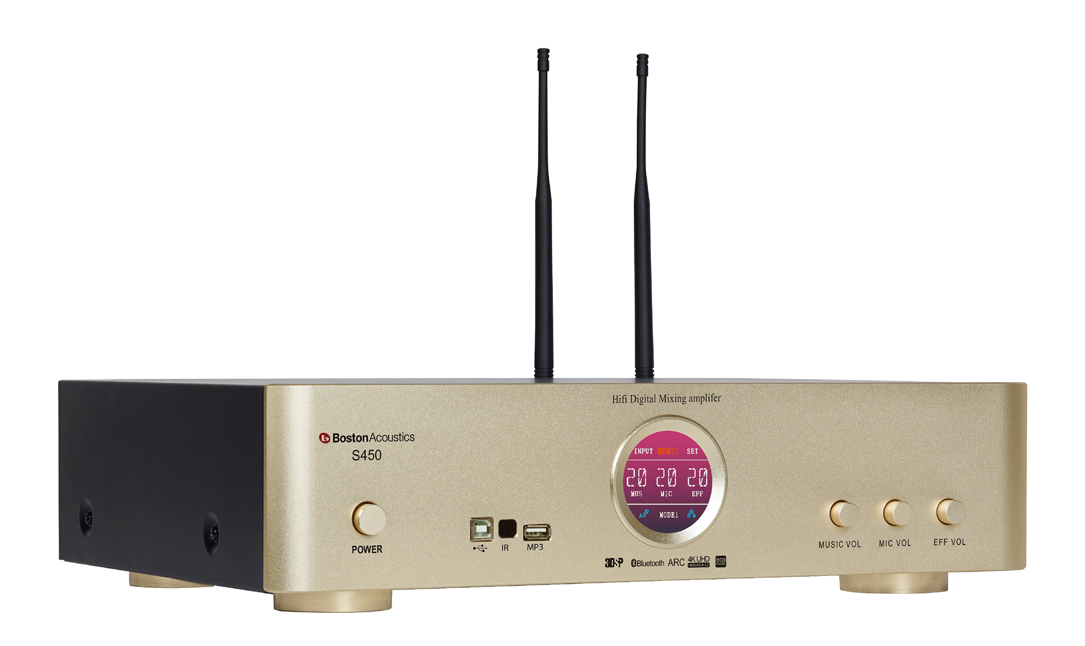 Công suất liền vang liền micro Boston Acoustic S450, ampli karaoke kỹ thuật số