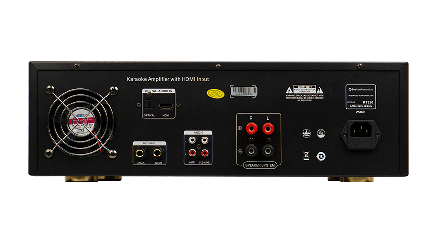 Ampli Karaoke Boston Acoustics KT250 công suất 250W/kênh