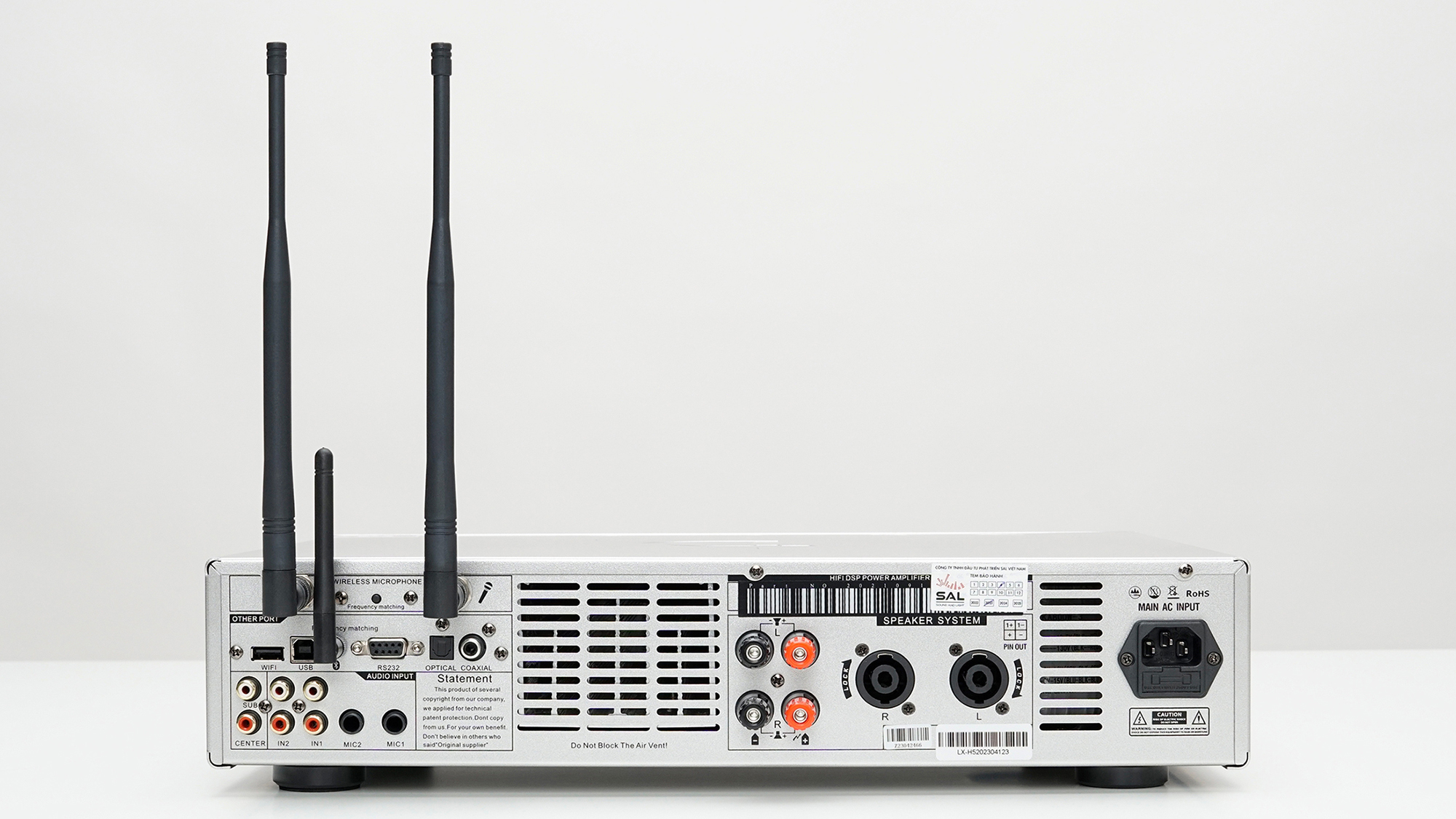 Amply liền vang số liền micro không dây dBacoustic LX H5