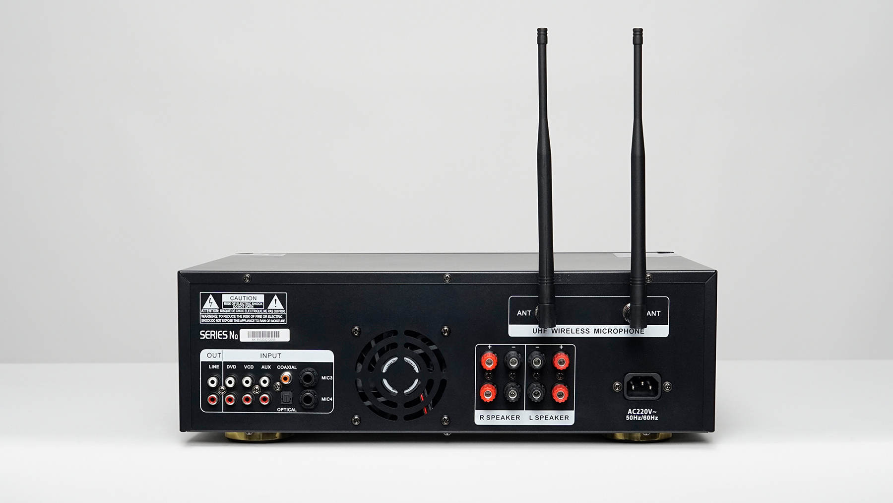 Ampli liền vang liền micro dBacoustic AK350, amply karaoke 3in1