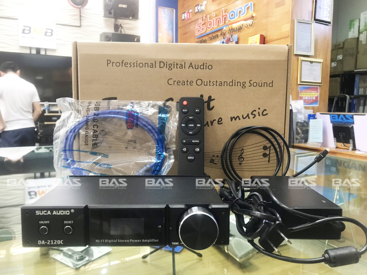 Amply tích hợp giải mã Suca Audio DA 2120C