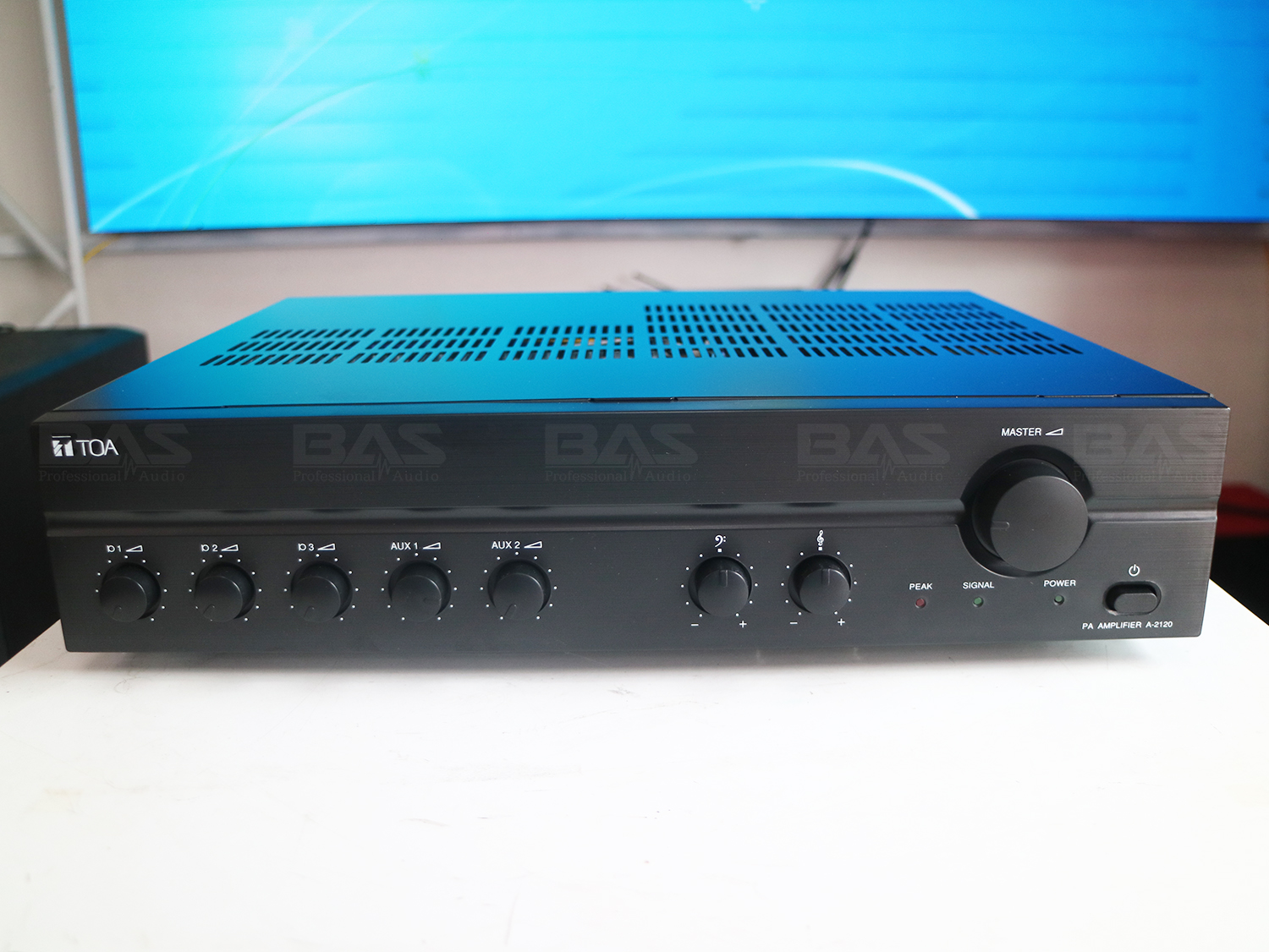 Amply Toa A 2120 công suất 120W, tăng âm truyền thanh liền mixer