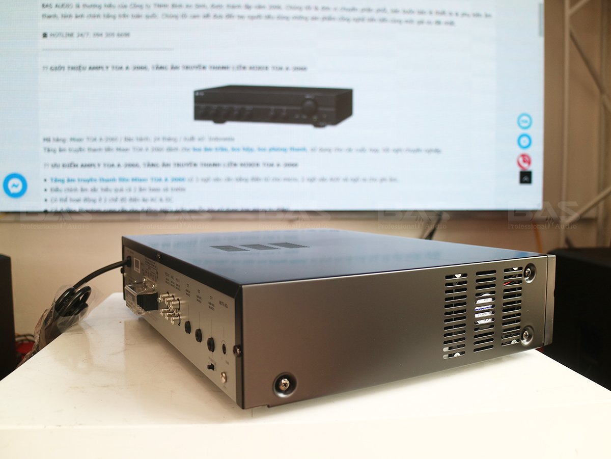 Amply Toa A-2240 H công suất 240W âm thanh thông báo, hội trường quán cafe