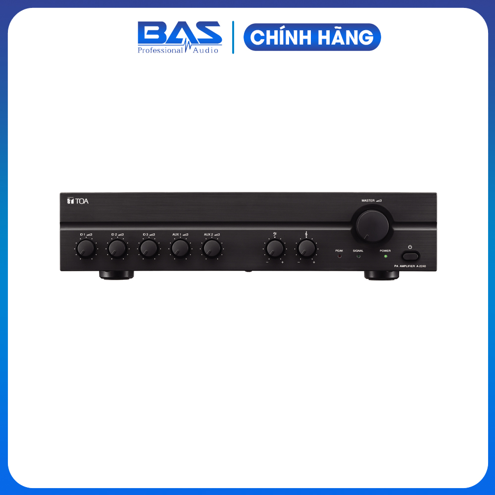 Amply Toa A-2240 H công suất 240W âm thanh thông báo, hội trường quán cafe