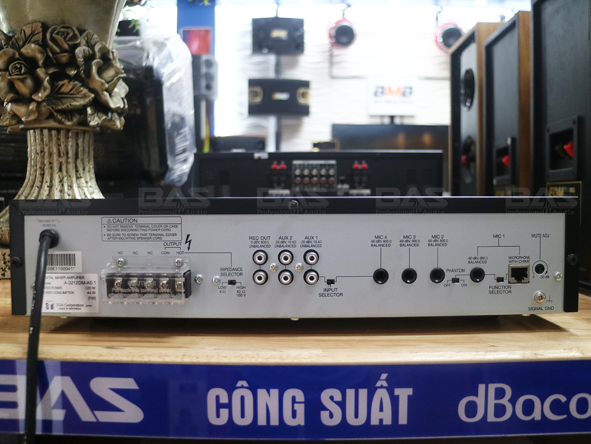Amply TOA 120W A-3212DM-AS