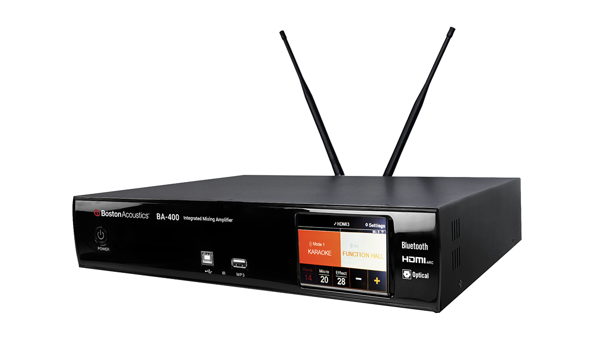 Công suất liền vang liền micro Boston Acoustics BA400, Ampli Karaoke kỹ thuật số