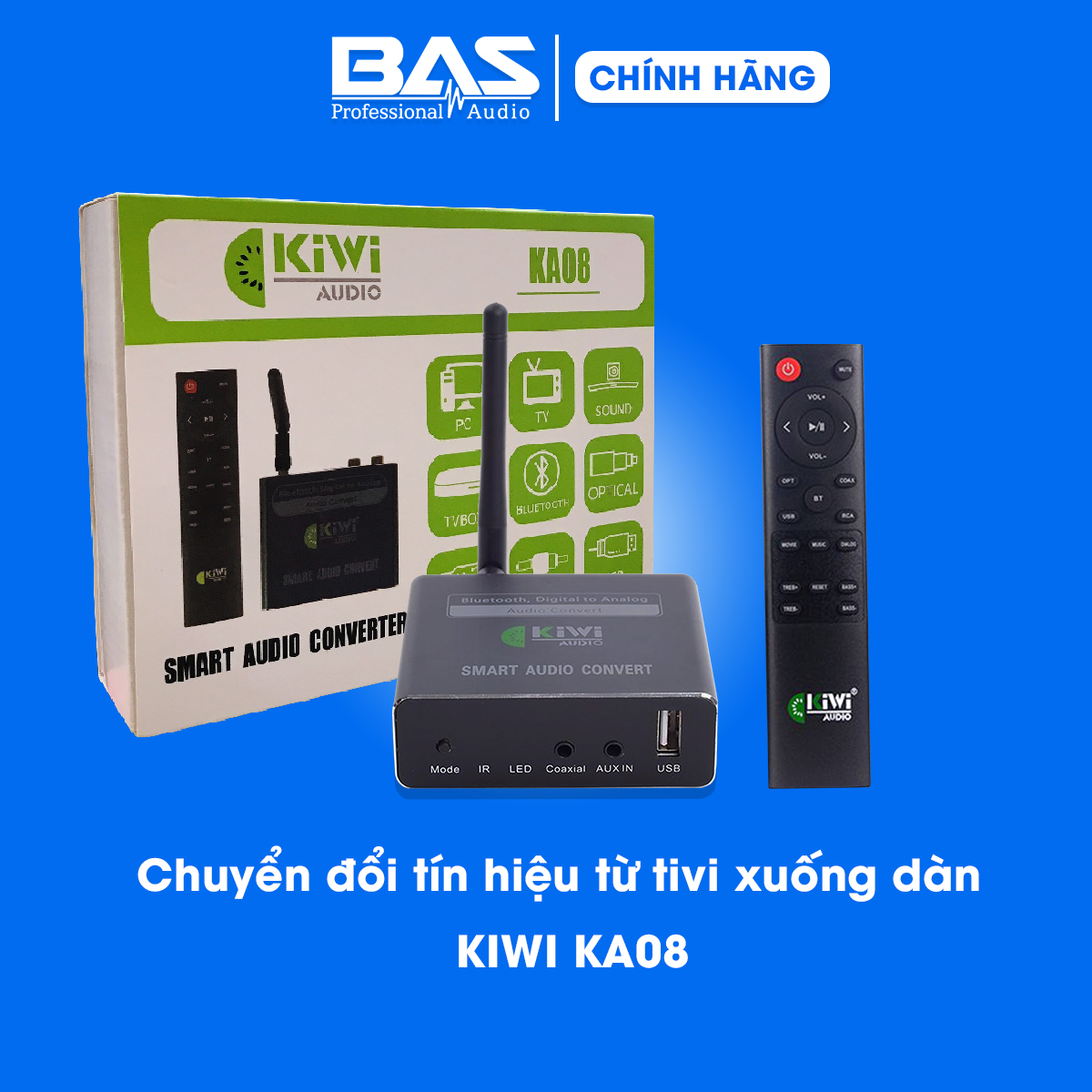 Bộ chuyển đổi tín hiệu âm thanh Kiwi KA08