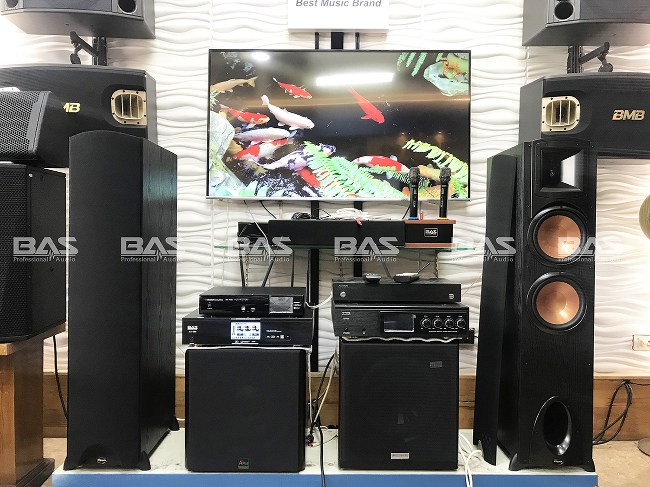 Công suất liền vang liền micro Boston Acoustics BA400, Ampli Karaoke kỹ thuật số