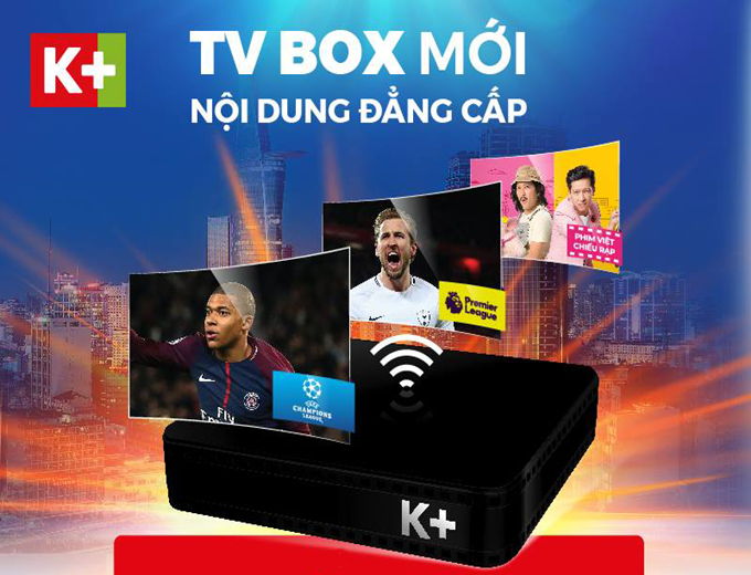 Android box K+, TV BOX K+, Đầu box xem K+, xem bóng đá, Box xem truyền hình K+. Đầu thu K+ internet. Tổng đại lý K+ Bình ansi