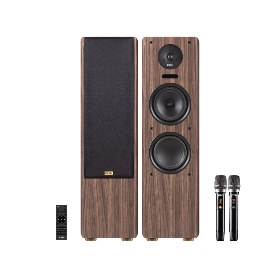 Dàn loa kadma BS66, bass 16cm, công suất 180Wx2, Bluetooth 5.3, optical, HDMI