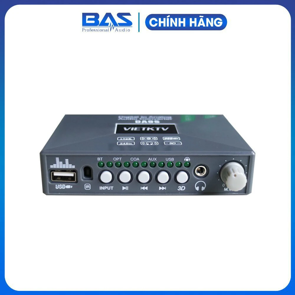 VIETKTV DA9S - DAC GIẢI MÃ ÂM THANH OPTICAL TỐT NHẤT 2022, Chuyển đổi âm thanh cao cấp