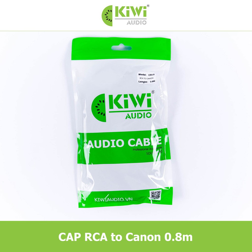 Dây RCA to canon âm Kiwi CR0.8