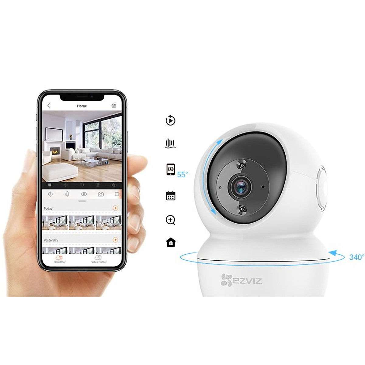 Camera IP EZVIZ CS-C6N wifi 2MP 1080P