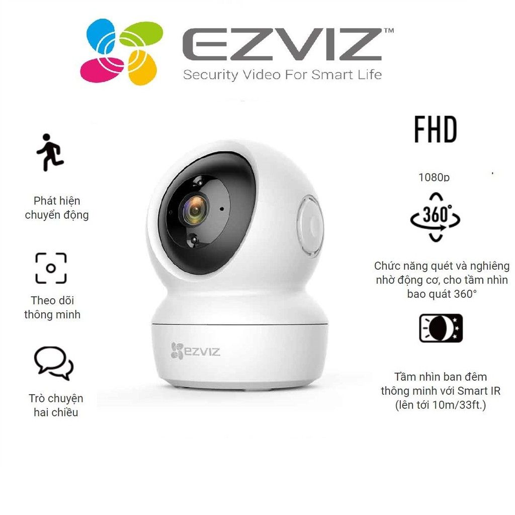 Camera IP EZVIZ CS-C6N wifi 2MP 1080P