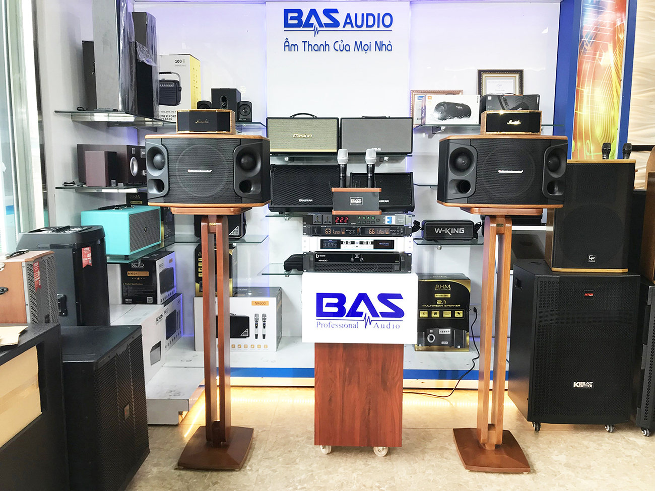 Chân loa gỗ 1m2, 1m, 80cm, kệ để loa gỗ sồi cao cấp