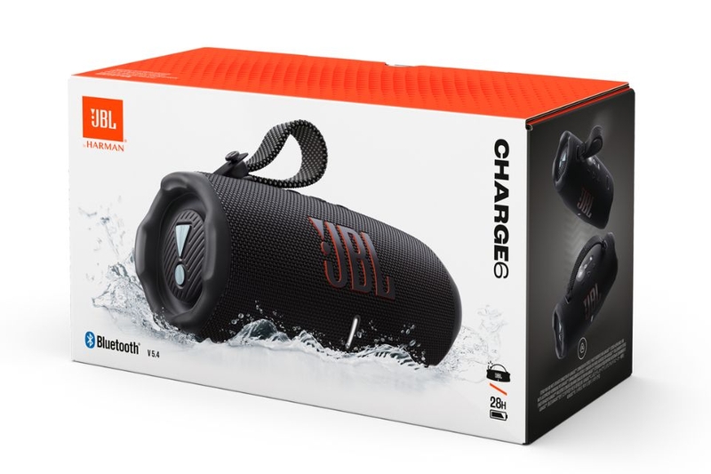 Loa JBL Charge 6, loa Bluetooth chính hãng, Pin 28h, chống nước IP68, Bluetooth 5.4, có quai xách, 2025