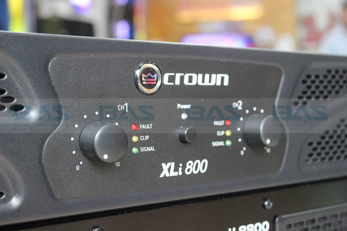 Công suất Crown XLI 800, cục đẩy 2 kênh cho dàn karaoke