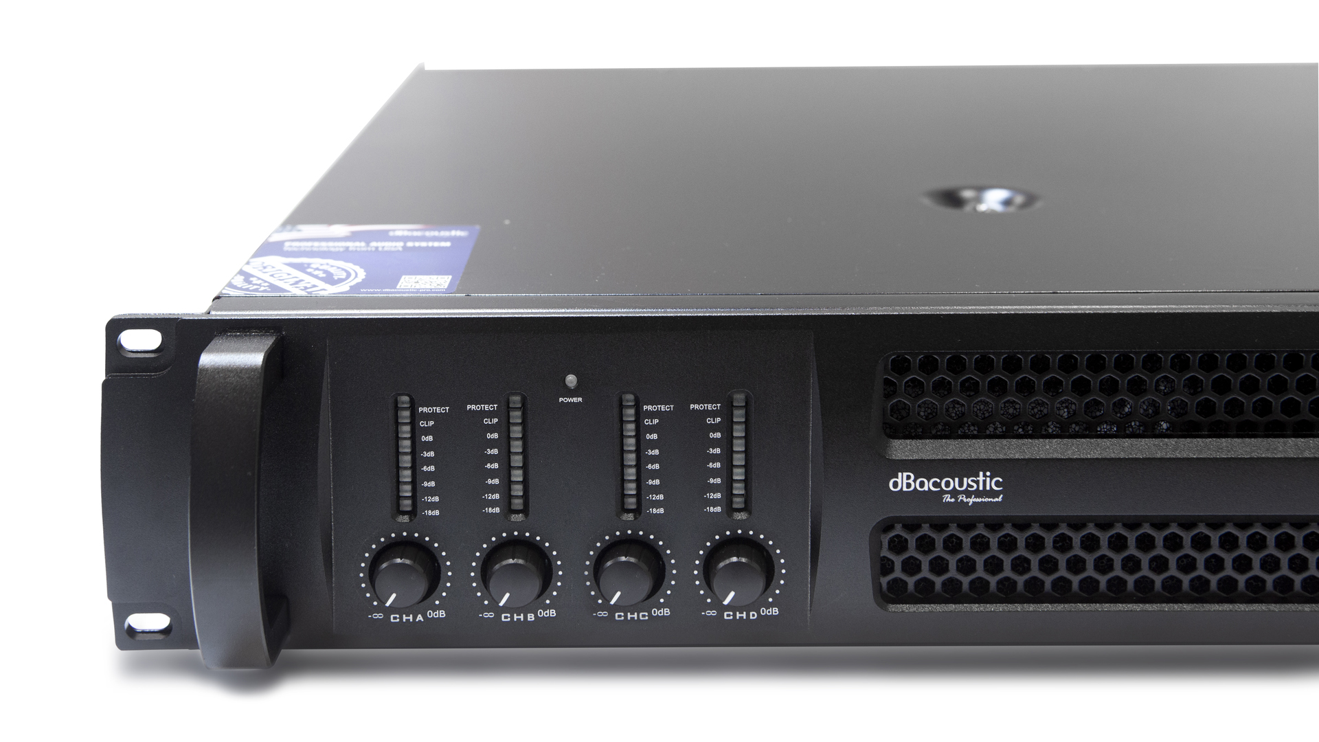 Công suất DBacoustic D4800, cục đẩy 4 kênh công suất 800w/CH