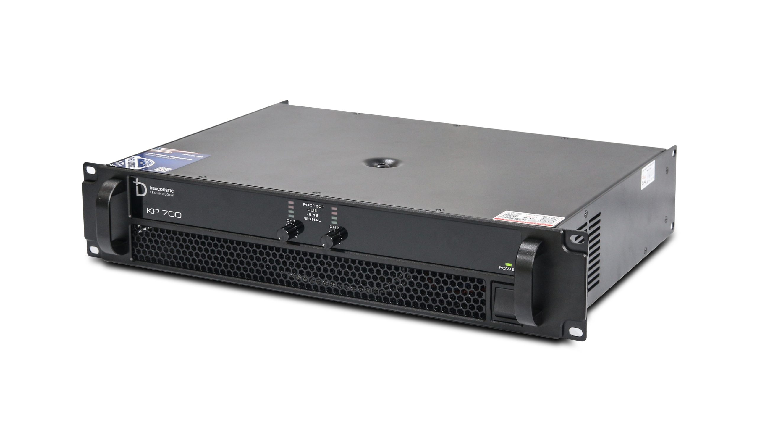 Công suất dBacoustic KP700 Premium, 2x700W, Class H