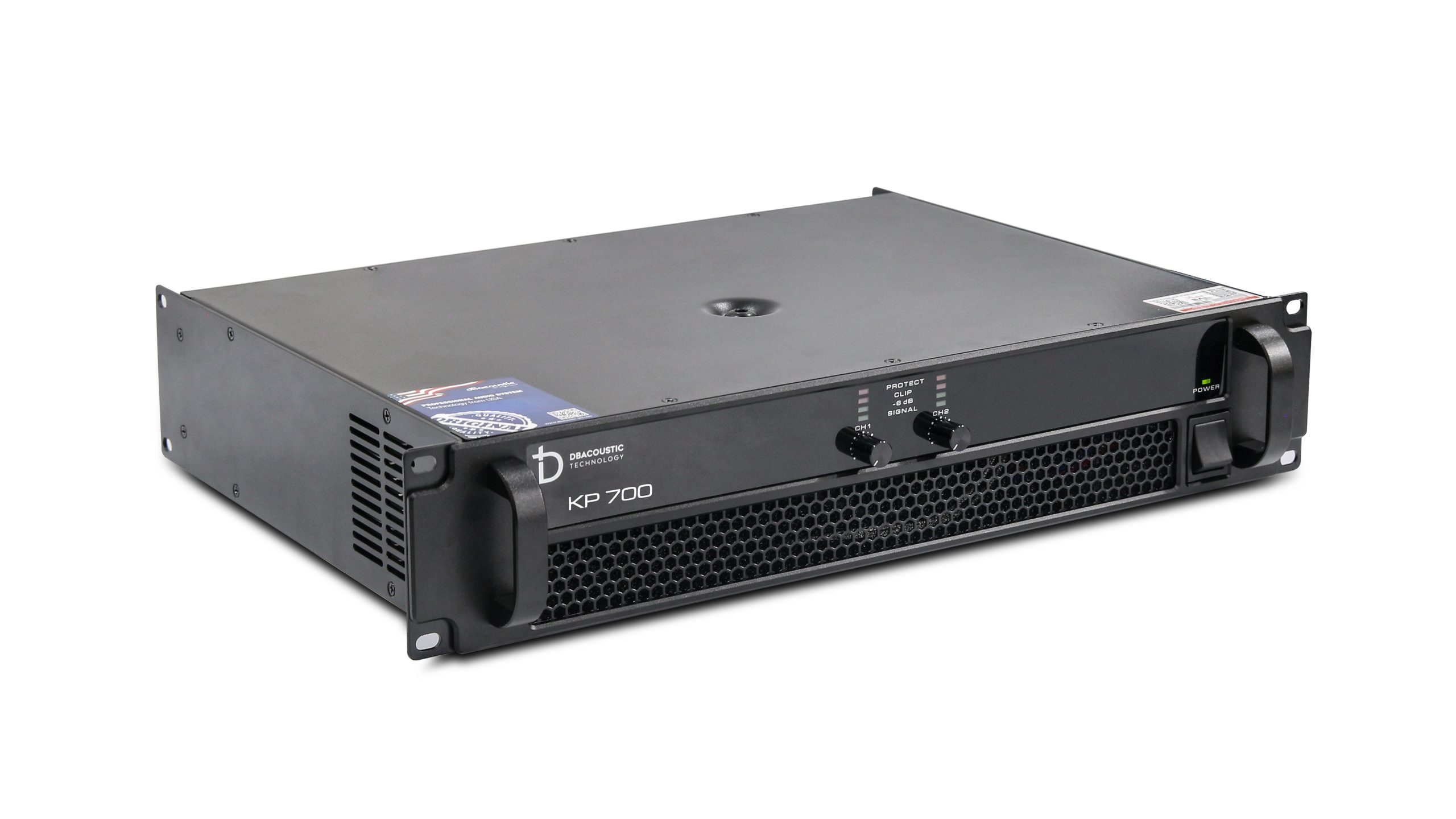 Công suất dBacoustic KP700 Premium, 2x700W, Class H