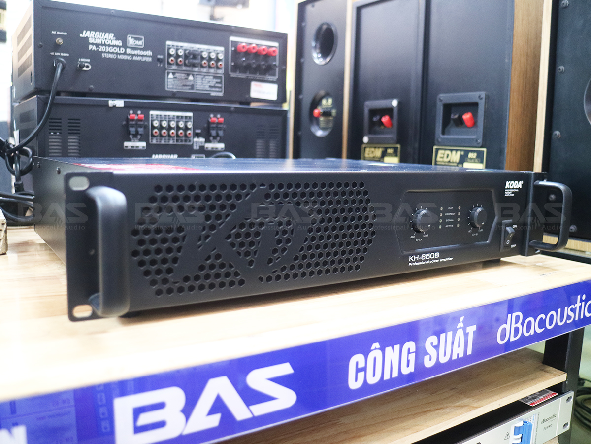 Công suất KODA KH 650B, cục đẩy 2 kênh 650W/CH
