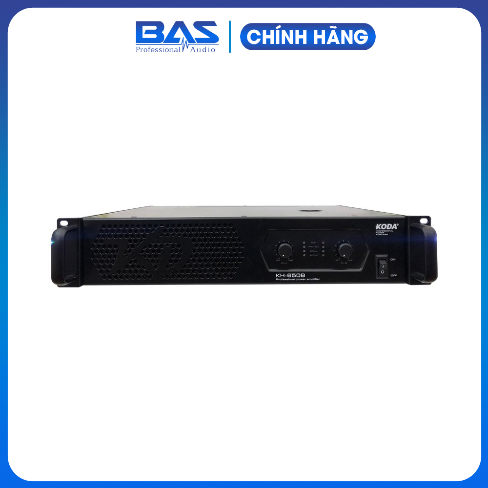 Công suất KODA KH 650B, cục đẩy 2 kênh 650W/CH