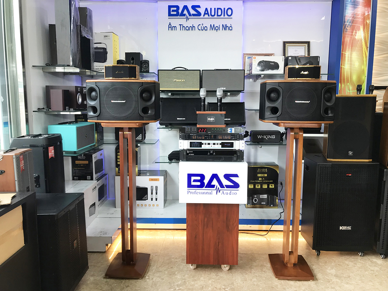 Công suất dBacoustic KP500, cục đẩy 2 kênh cho dàn karaoke gia đình