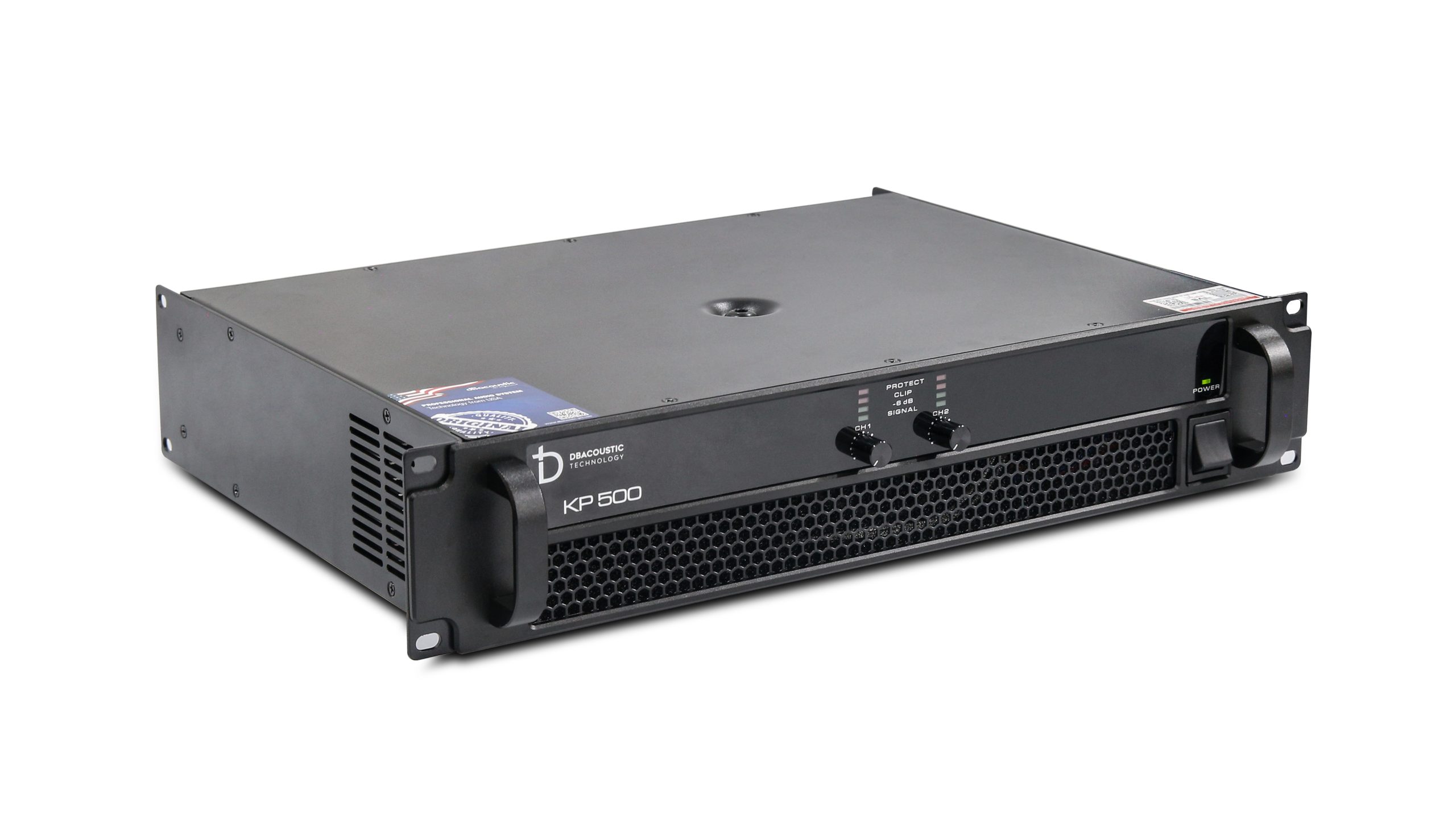 Công suất dBacoustic KP500, cục đẩy 2 kênh cho dàn karaoke gia đình