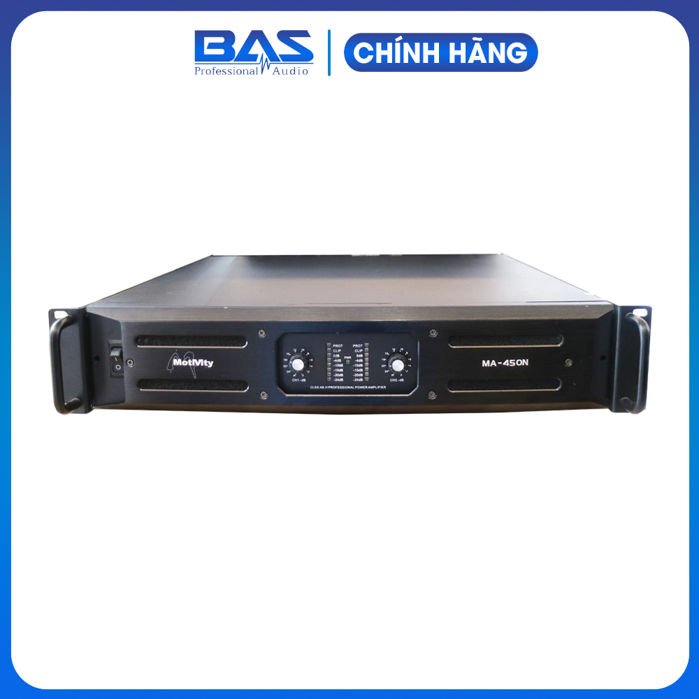 Công suất Motivity MA 450N, đẩy 2 kênh cho dàn karaoke