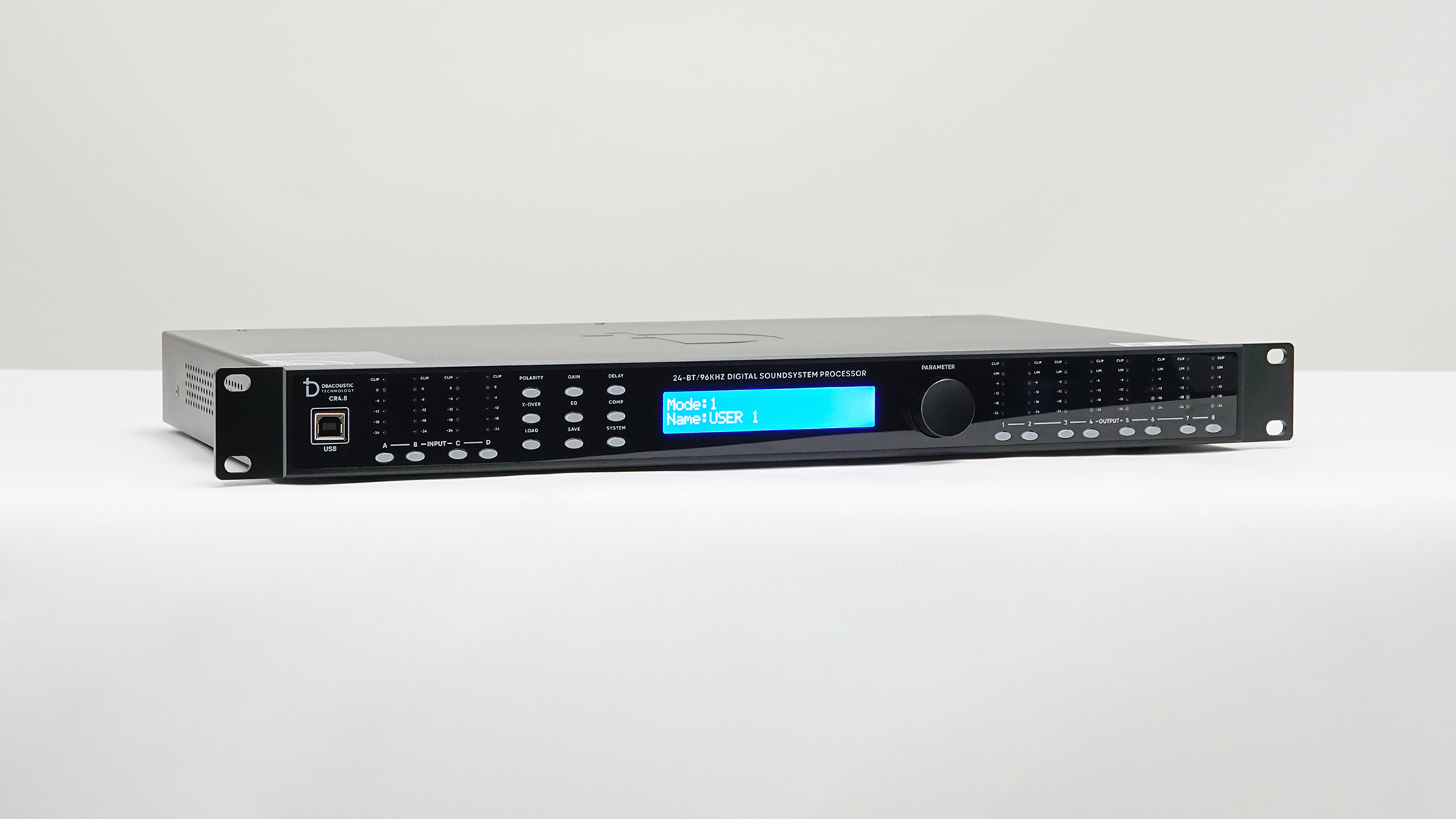 Crossover DBacoustic CR4.8, thiết bị xử lý âm thanh chuyên nghiệp