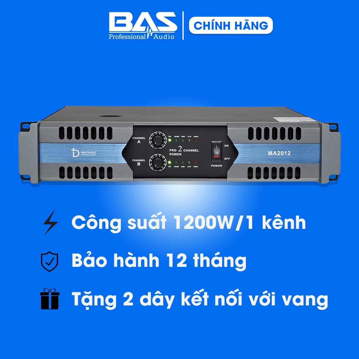 Cục đẩy công suất dBacoustic MA2012
