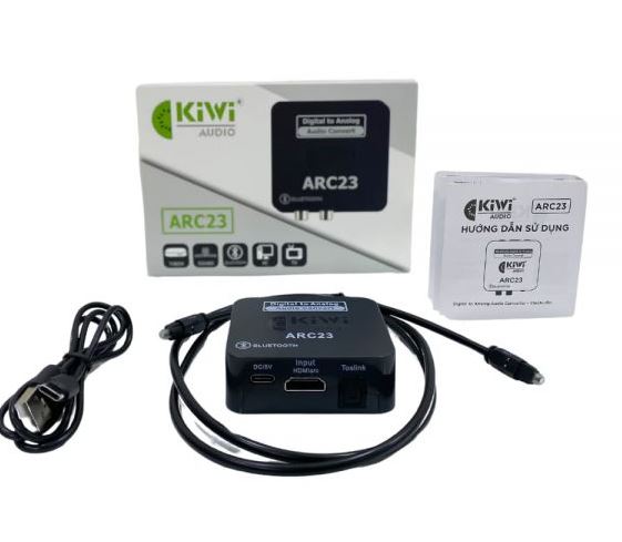 Bộ chuyển đổi âm thanh KIWI ARC23, HDMI ARC, OPT, Bluetooth
