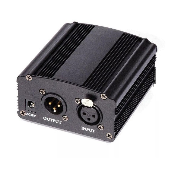 Nguồn Phantom 48V dành cho micro Condenser PC K200-K320-K600. Míc dùng nguồn 48V, mic thu âm