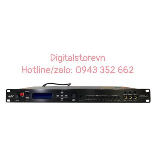 Vang số AAP Audio K8000 plus kết nối Bluetooth có thể chỉnh tay dùng cho dàn karaoke gia đình.