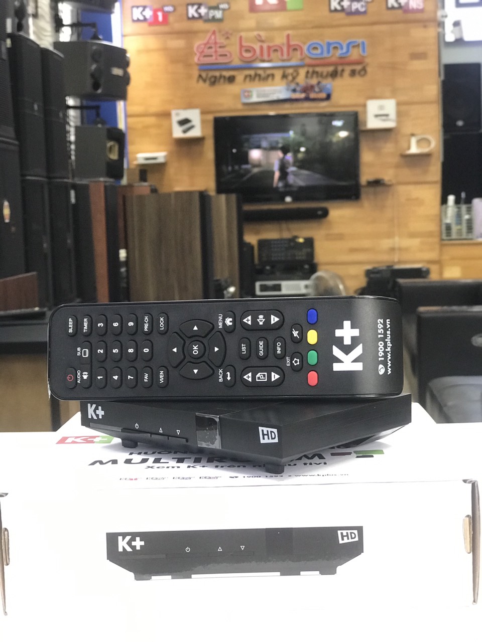 Bộ thuê bao phụ K+ Multiroom tự lắp đặt đơn giản. Truyền Hình K+ Bình Ansi (50k/tháng)