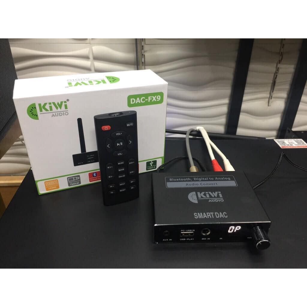 DAC Kiwi FX9 _ Bộ chuyển đổi tín hiệu âm thanh số, tích hợp cổng micro