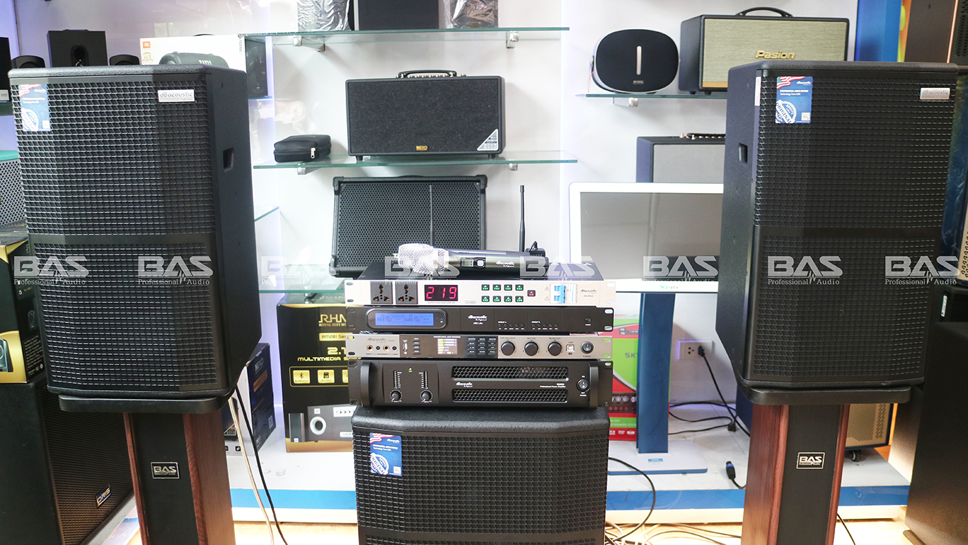 Loa karaoke dBacoustic ES12, loa full bass 30cm dành cho dàn âm thanh gia đình