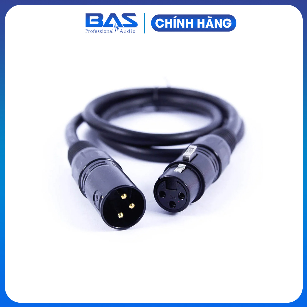 Dây Canon cao cấp Đực Cái bằng đồng dài 0.8m dây canon âm dương Kiwi