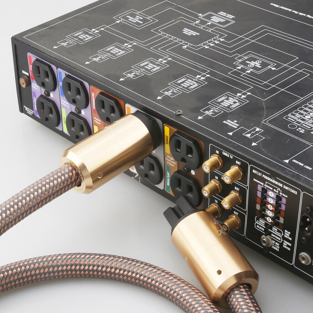Dây nguồn âm thanh Accuphase. Dây nguồn Hi-End 1,5m cho amply, pow