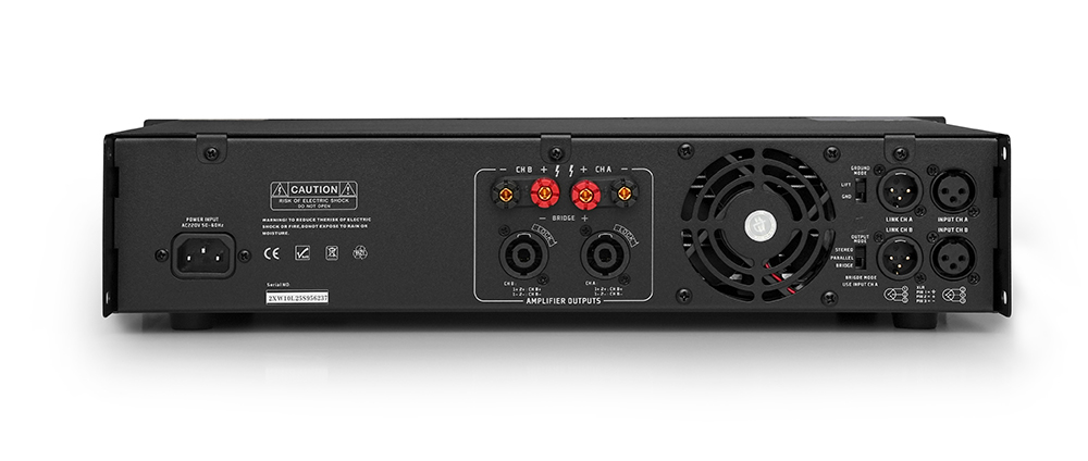 Đẩy 2 kênh dBacoustic PA2.5, công suất 2x500W