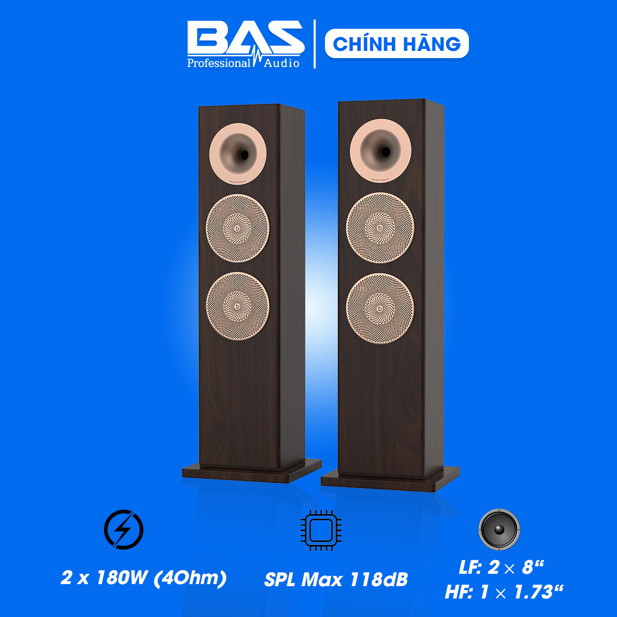 Loa đứng Dbacoustic LX SH28, loa cột Hi-Fi nghe nhạc, karaoke