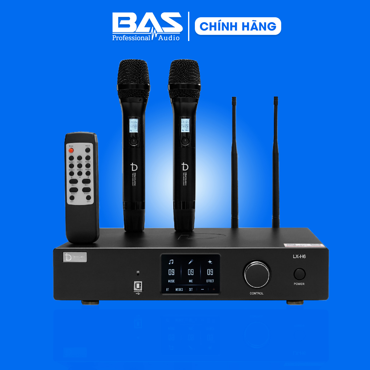 Công suất liền vang liền micro không dây dBacoustic LX H6