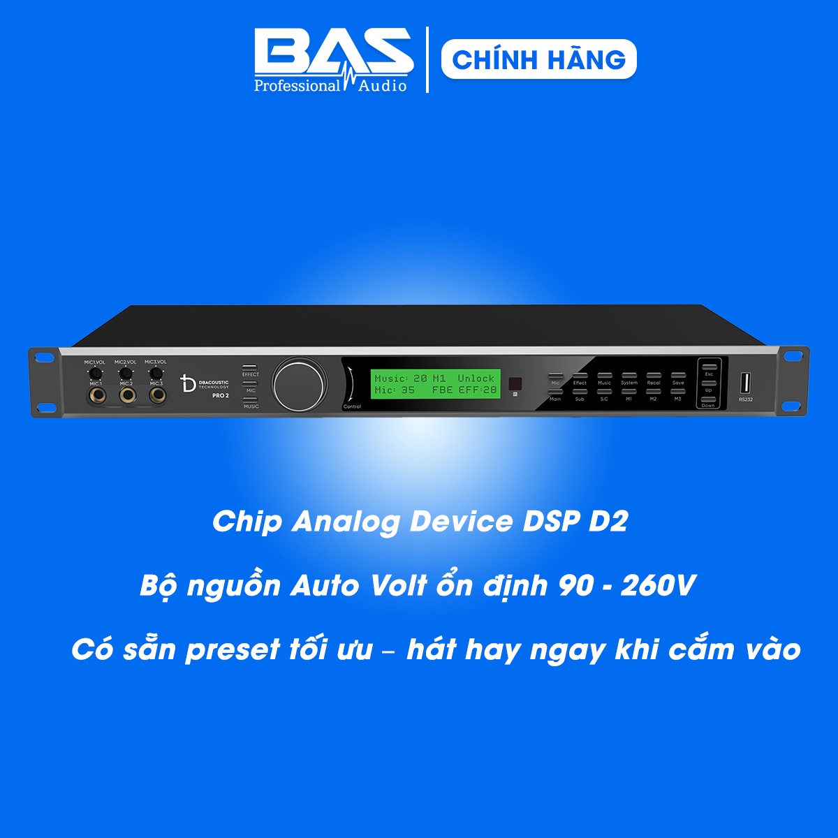 Vang số dBacoustic PRO2