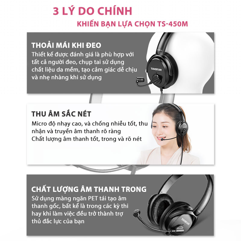 Tai kiểm âm TS-450M