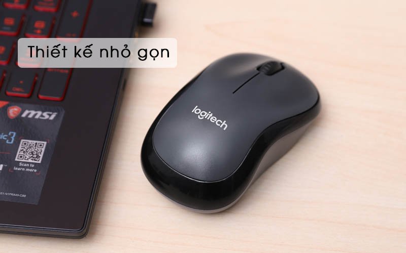 Chuột không dây Logitech M220 Silent dành cho PC, laptop - Hàng chính hãng