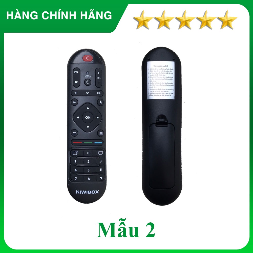 Điều khiển đầu Kiwibox, tương thích với hầu hết các model đầu, remote kiwibox
