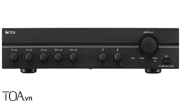 Toa A-2060 H, Amply tăng âm truyền thanh 60W, âm thanh thông báo, hội trường quán cafe