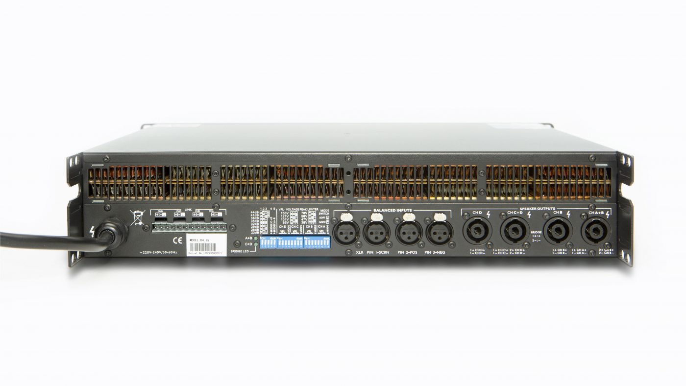 Công suất 4 kênh dBacoustic D4.12 800W/CH - hàng nhập khẩu chính hãng