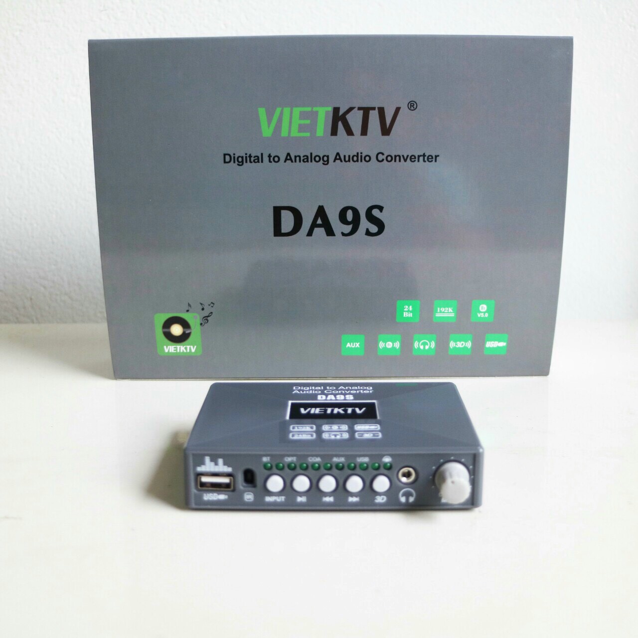 VIETKTV DA9S - DAC GIẢI MÃ ÂM THANH OPTICAL TỐT NHẤT 2022, Chuyển đổi âm thanh cao cấp