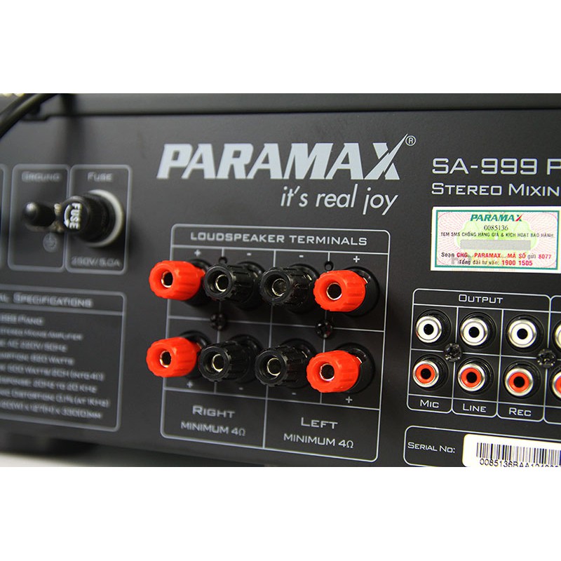 Amply Paramax SA-999 Piano NEW Hàng Chính Hãng